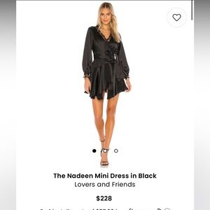 REVOLVE Lovers and Friends The Nadeen Mini Dress in Black size S